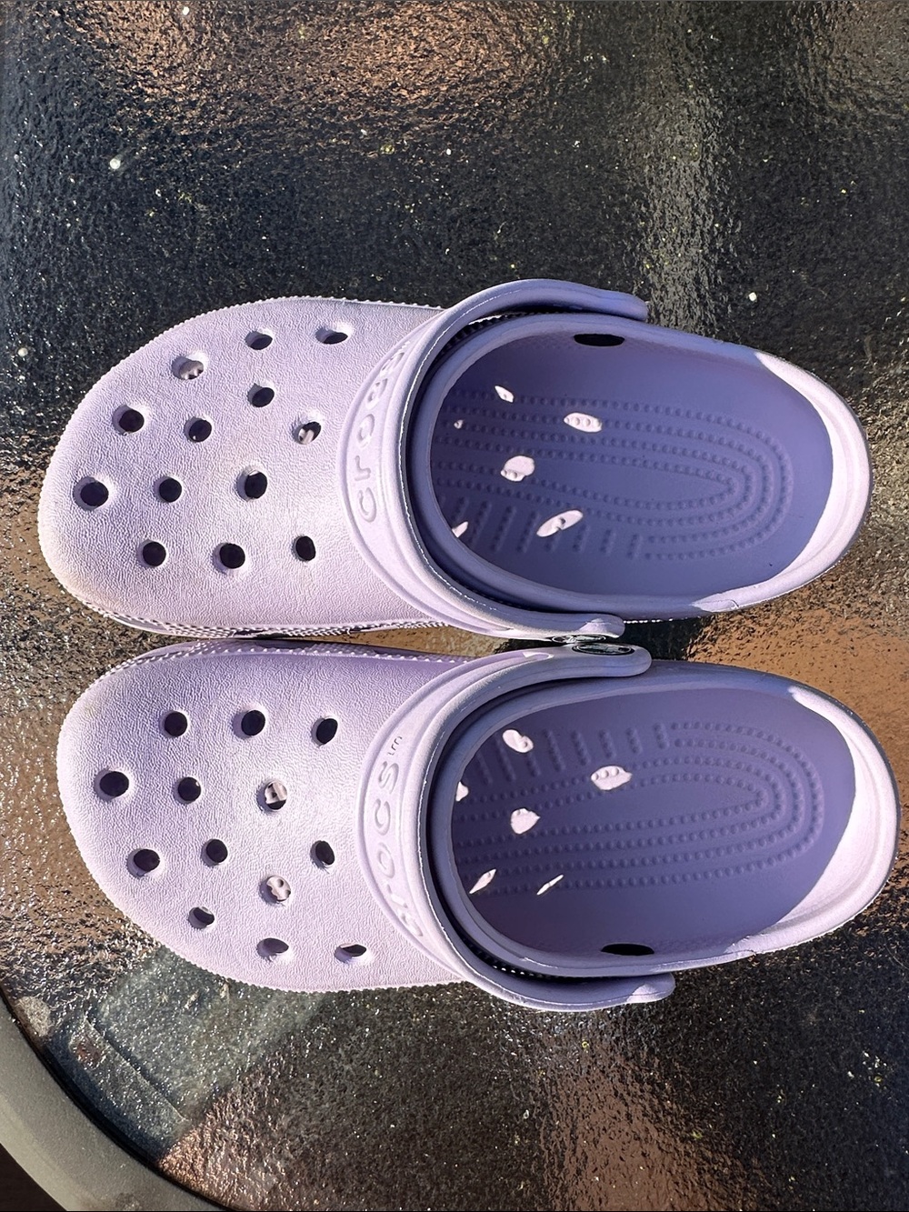 CROCS Kids Lavender Purple Classic Clogs